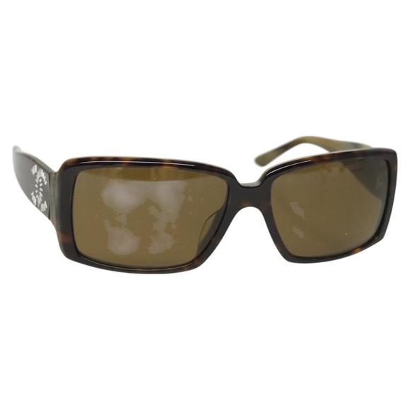 Chanel Coco Mark Brown Plastic glasses - Picture 1 of 10